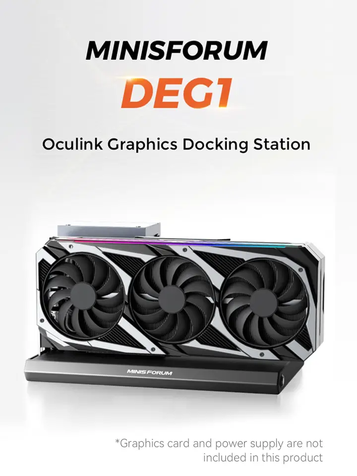 MINISFORUM DEG1 GPUドック パソコン拡張 Oculink PCIe4.0