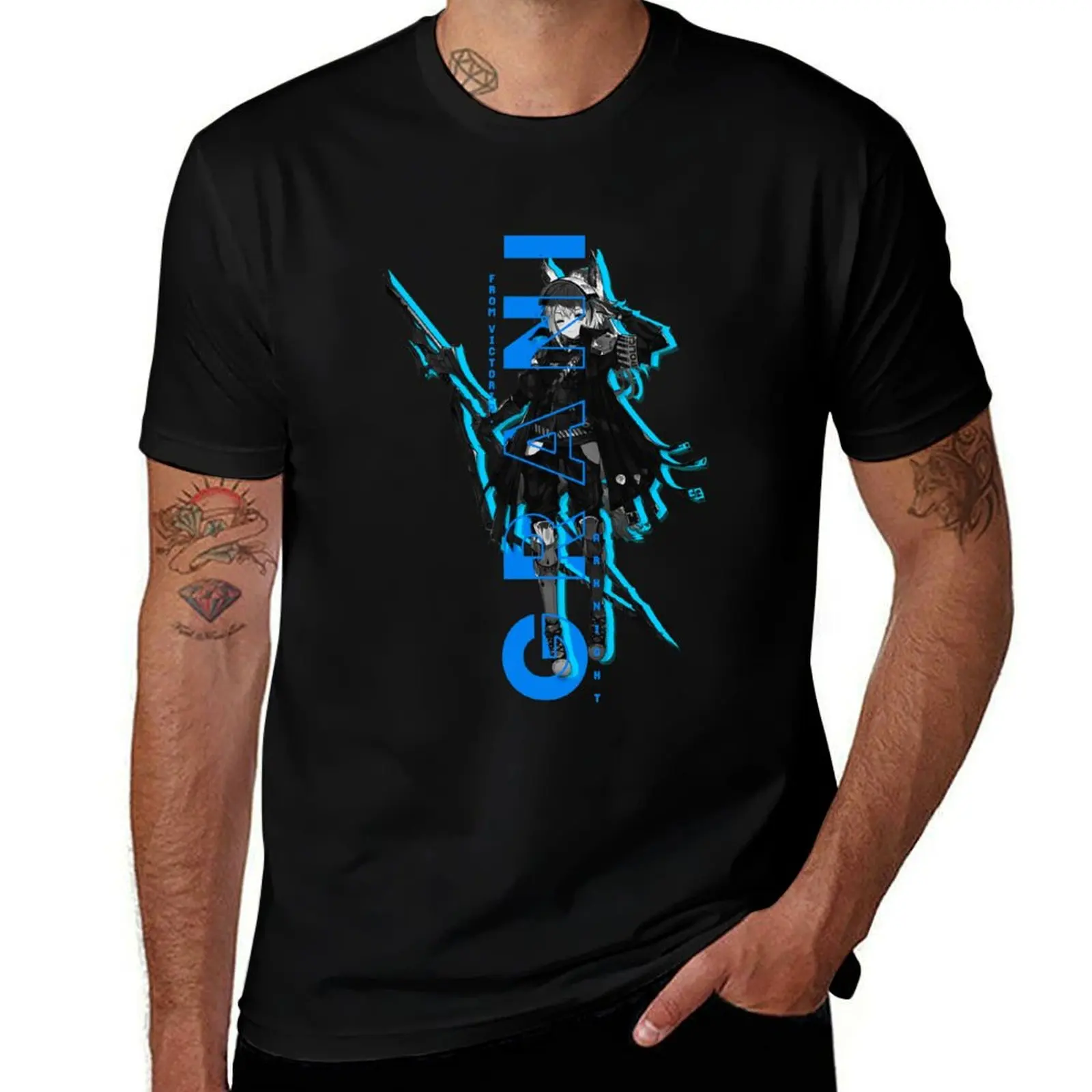 ARKN1GHTS - Grani Arknights Operator from Victoria T-Shirt Casual Basic Street Style T-Shirt