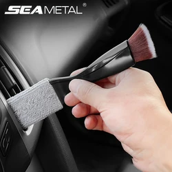 SEAMETAL Car Clean Brush Multifunctional Car Air Vent Outlet Dust Removal Brushes for Car Interior Cleaning Detailing Care