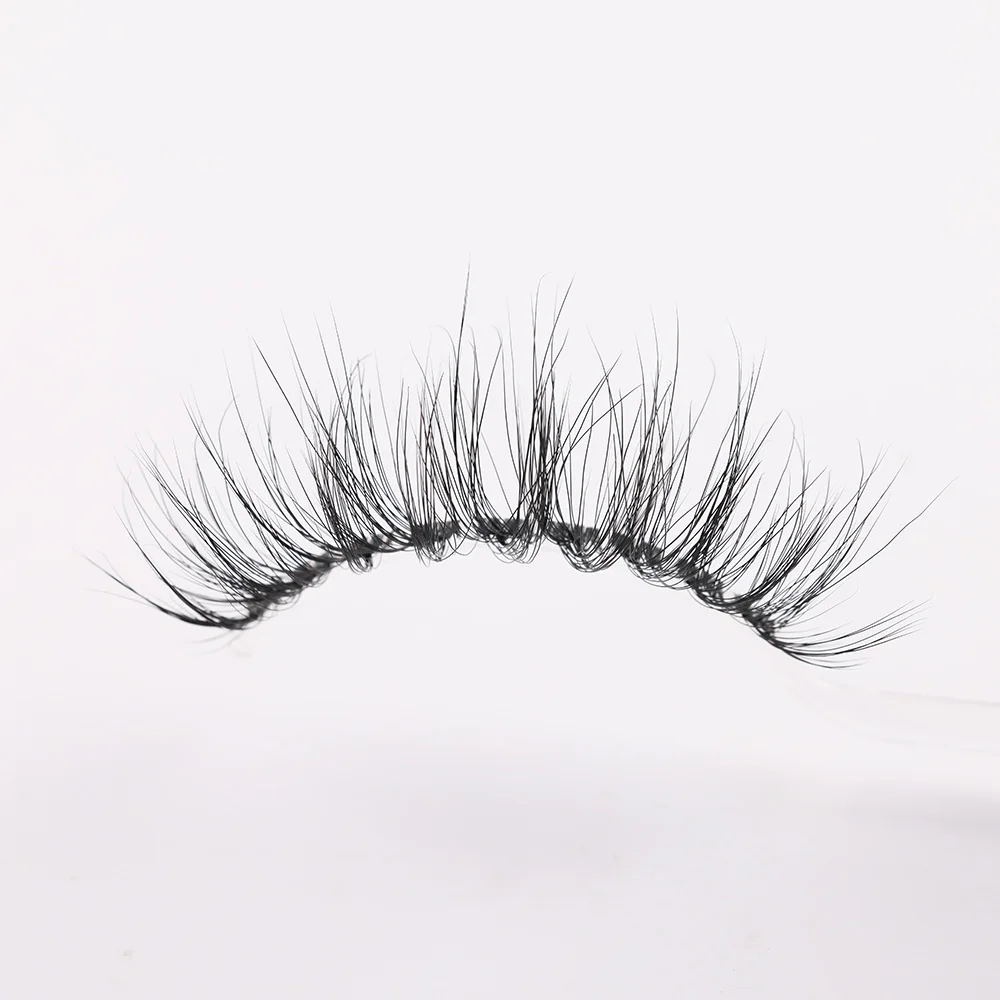 LEHUAMAO ヘアつけまつげクリアバンドまつげうっすらとした偽まつげふわふわボリュームまつげエクステンションソフトまつげメイクアップ