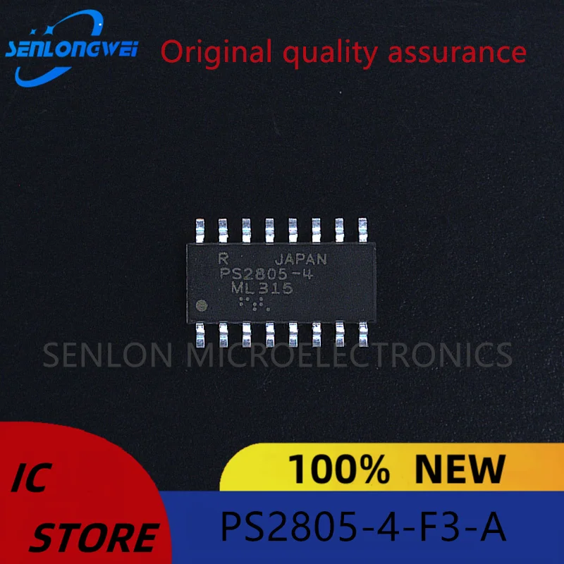 New original PS2805-4-F3-A SMD PS2805C-4-F3-A SOP16 High-speed optocoupler