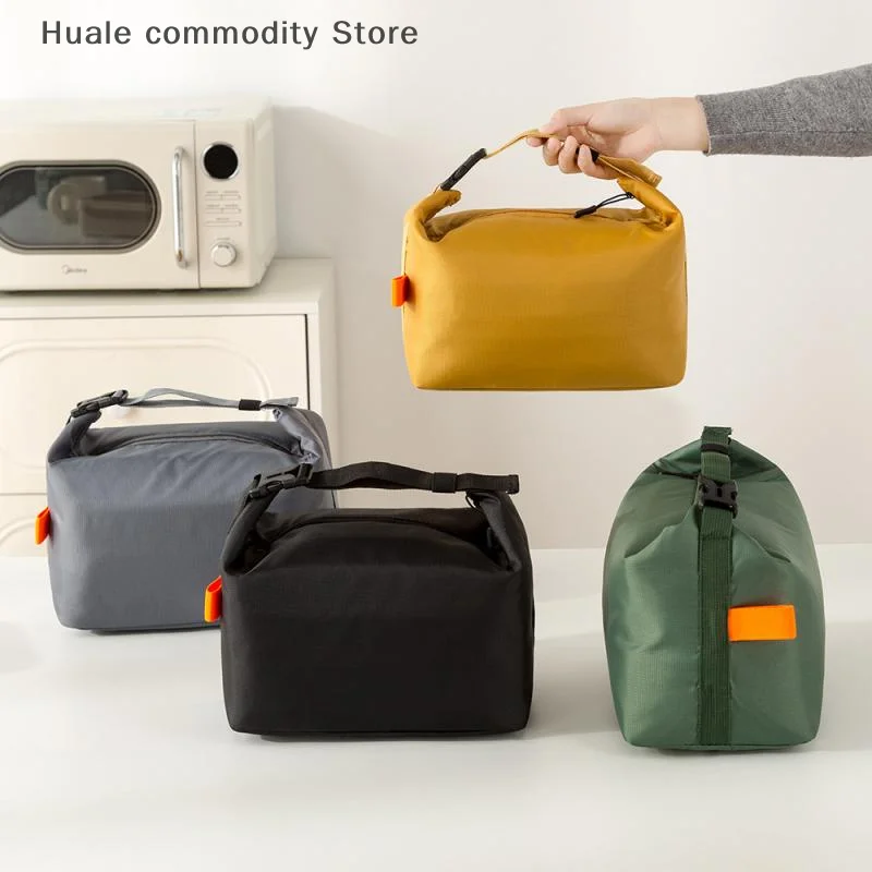 1pcs Lunch Pack Insulated Bento Bag Aluminium Foil Lunchbox Ice Bag Portable Dinner Picnic Food Storage Handbag