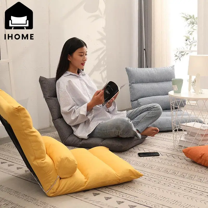 IHOME składane fotel wypoczynkowy strona główna balkon salon składane krzesło wypoczynek balkon dmuchana Sofa Tatami Sun krzesło nowoczesne oparcie