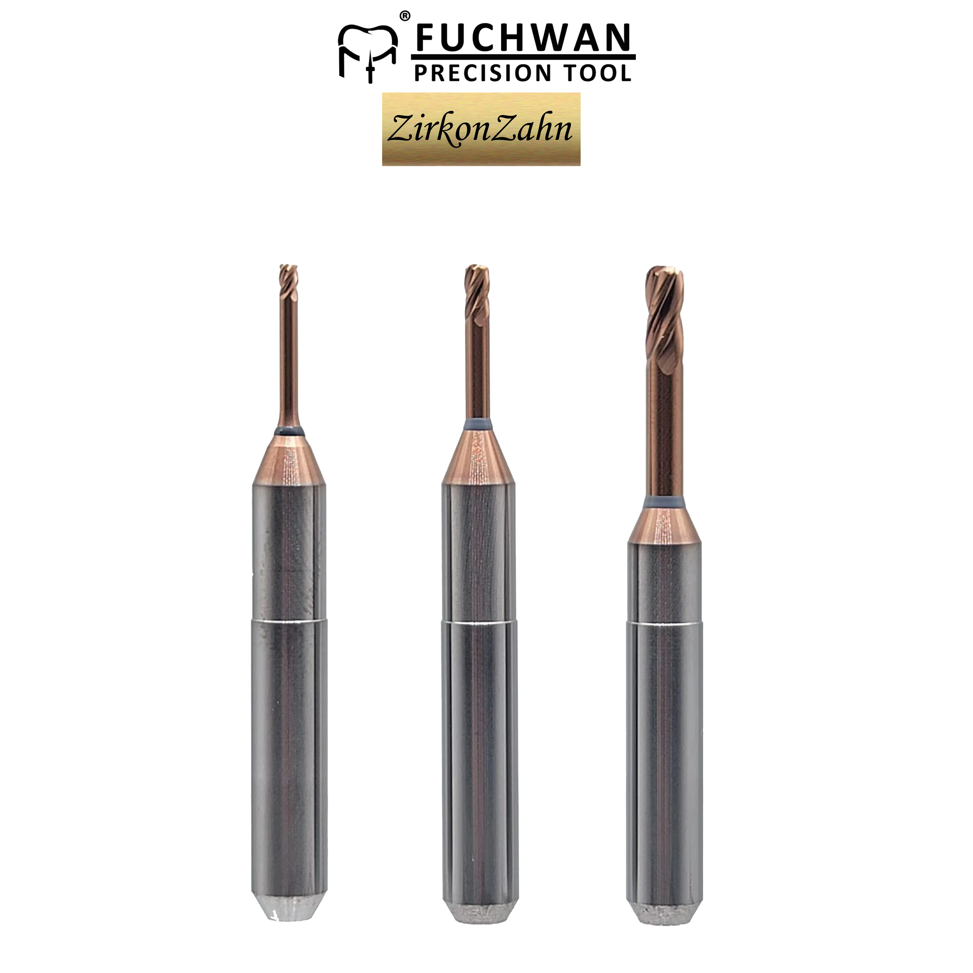 Fuchwan Dental Torus Milling Tools For Titanium/Cocr Compatible ZirkonZahn CAD CAM System Metal cutting  Tools