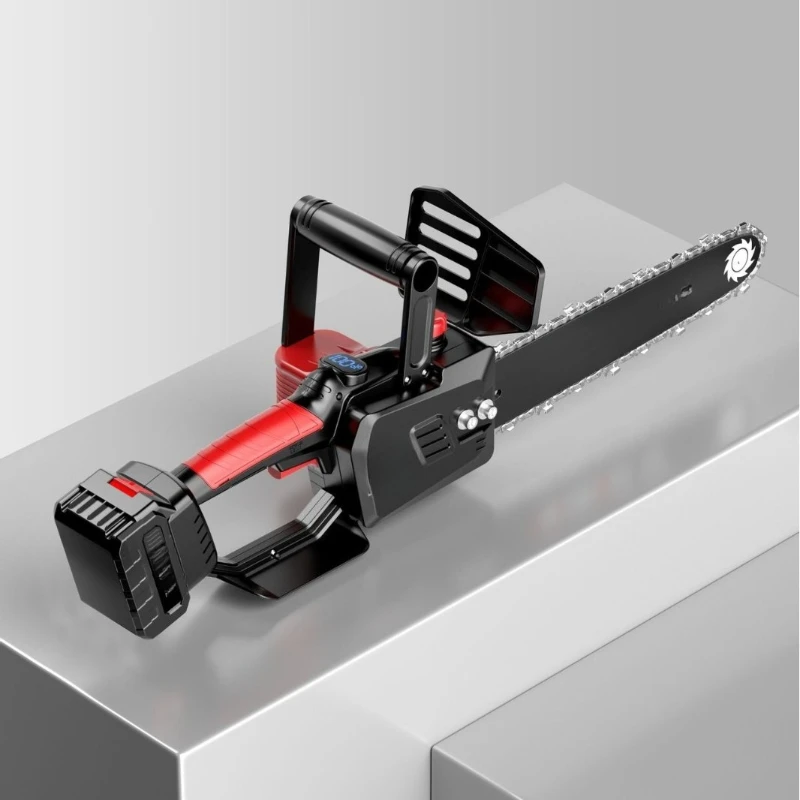 

Handheld chainsaw high power lithium battery logging sawing tree cutting rechargeable chain saw electric