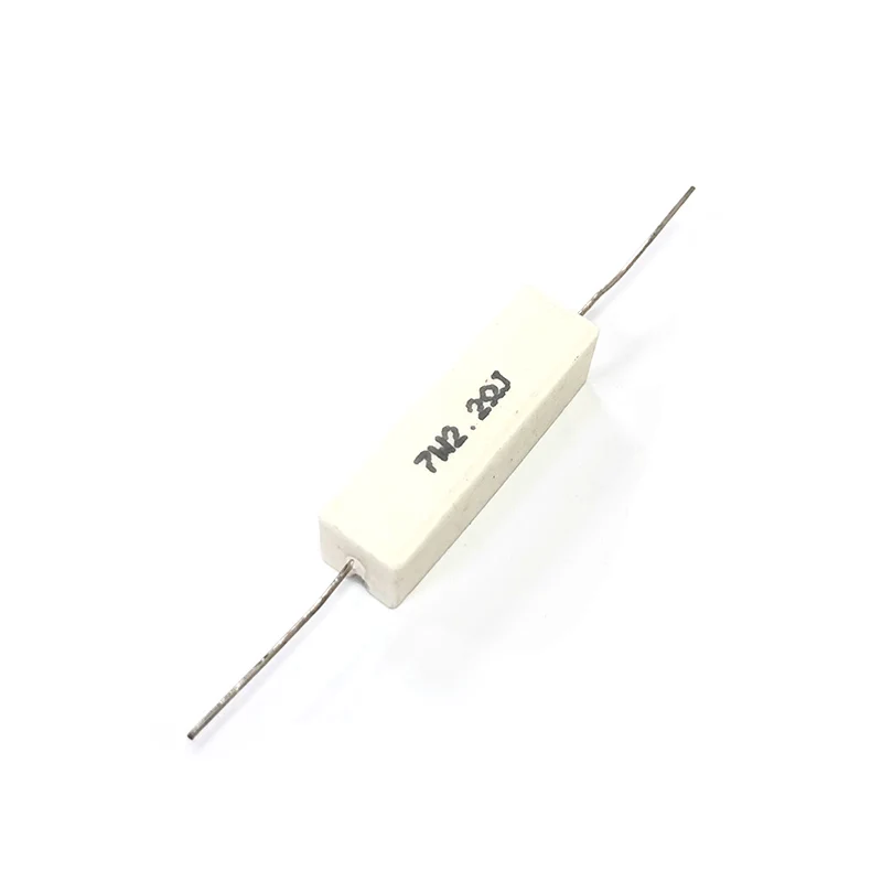 Résistance de puissance en ciment, 7W, 5%, 2ohm, 7 ohm, 2ohm, 2ohm, 7 ohm, 2ohm