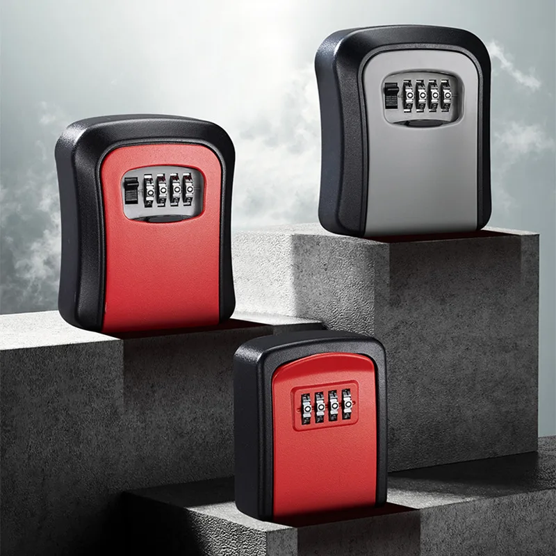 Renovation Password Key Box, Homestay Wall-mounted, Construction Anti-theft Door Peephole Box, Project Combination Lock