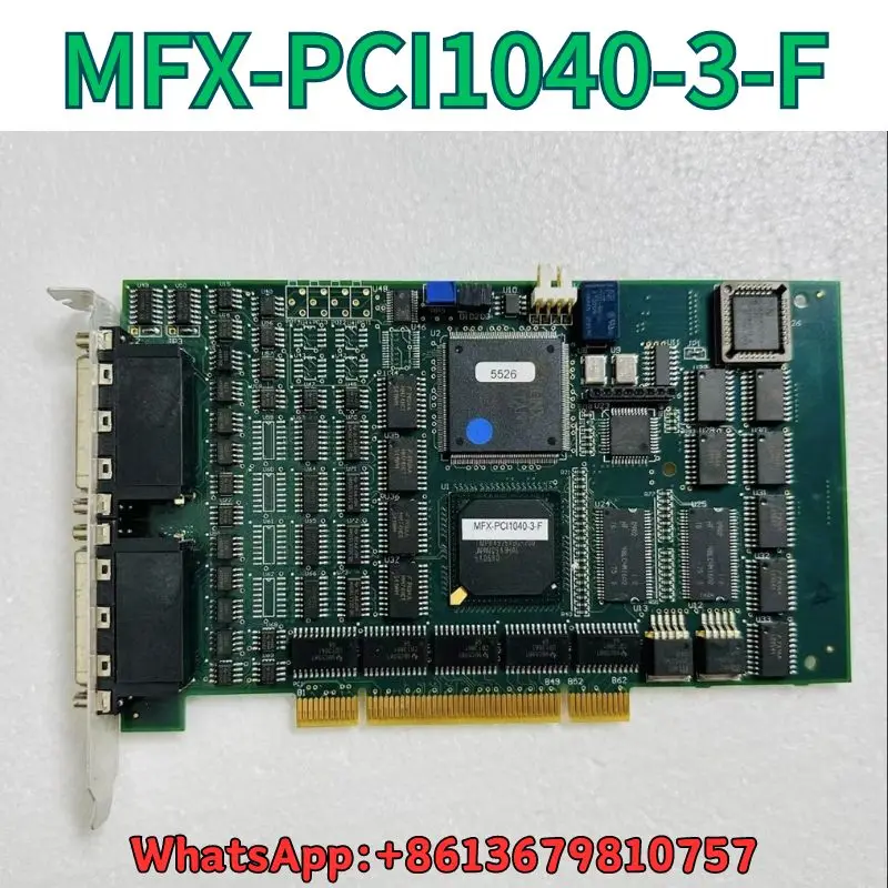 second-hand MFX-PCI1040-3-F motion control card test OK Fast Shipping