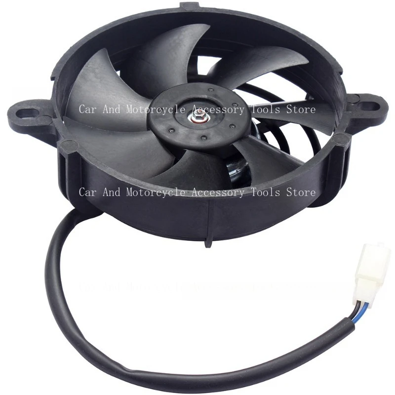 ATV Four-wheel Beach Bike Motorcycle Go Kart Accessories Suitable For 150-250cc Water-cooled Tank Oil Cooler Fan Radiator