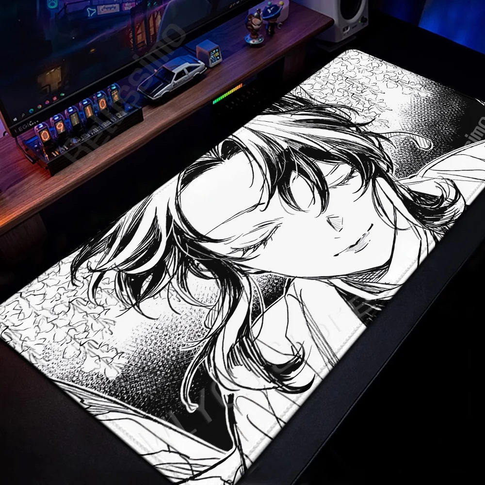 

Demon Slayer Janpan Anime Mouse Pad XXL Gaming Extended Desk Mat Stitched Edge Rubber Keyboard Mausepad PC Accessories 400×900