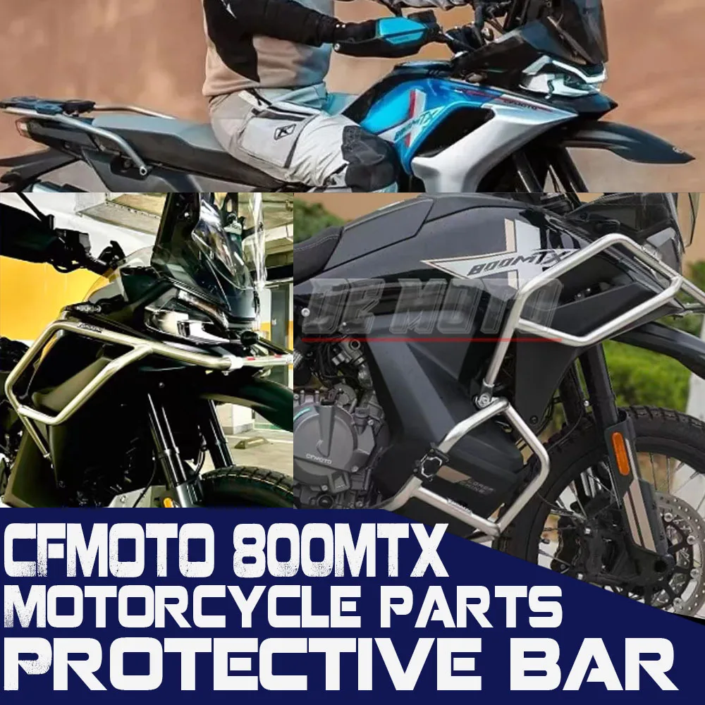 FOR CFMOTO 800MTX 800MT-X CF800MTX Motorcycle Modified Parts Guard Bar Bumper Anti-Fall Block Three-Box Side Box Tail Box