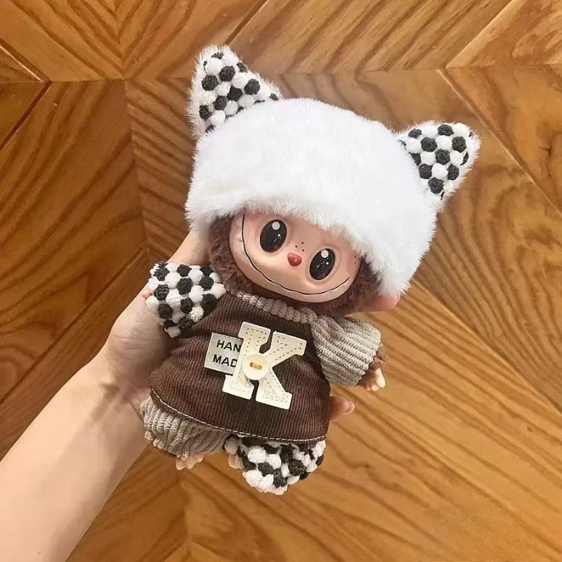 Cute Doll Clothes Outfit For 17cm Labubu V2 V1 Doll's Kawaii Clothing Different styles Cosplay dress Kid Toy Gifts For Labubu