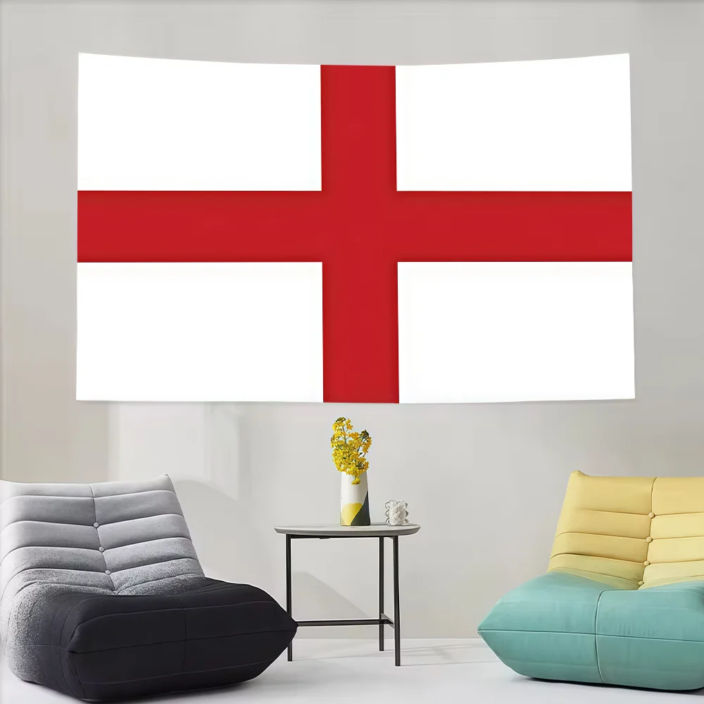 الصليب الأحمر المملكة المتحدة إنجلترا العلم العلم الديكور الفن نزهة حفلة المنزل معلقة التخييم في الهواء الطلق راية الحفلات
