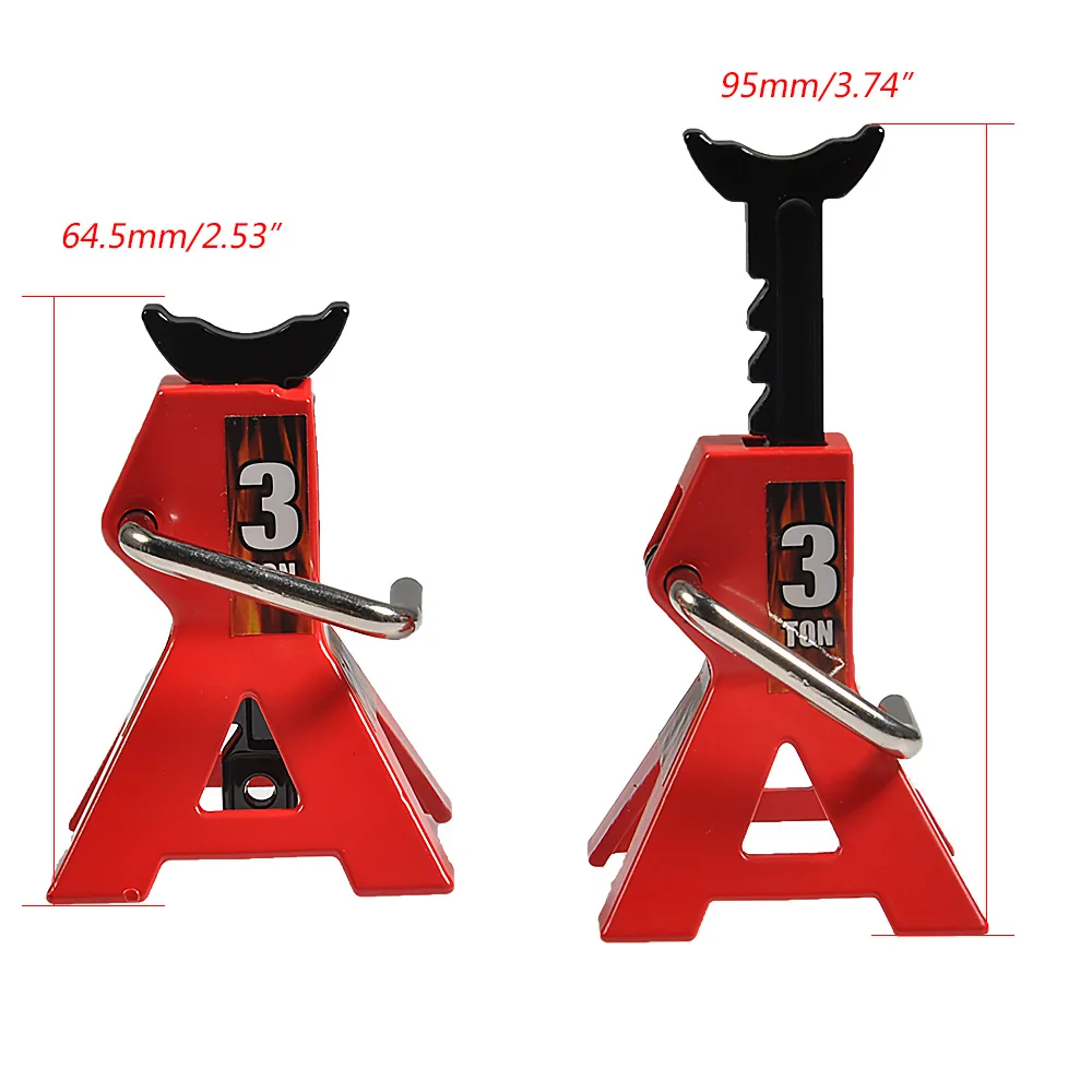 YEAHRUN 3 Ton 6 Ton Jack Axle Stand Lift Tool  For 1/10 SCX10 D90 TRX4 RC Crawler Car Diecasts Vehicles Model Parts Accessories