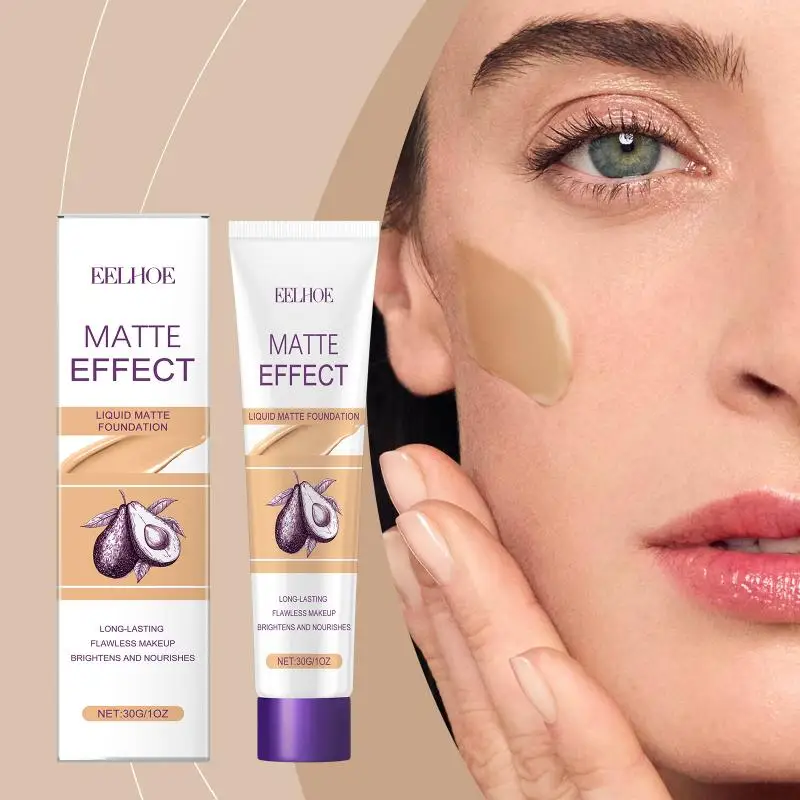 EELHOE Light Translucent Concealer Foundation Liquid - Moisturizing Concealer with a Natural and Finish Resists Runaways