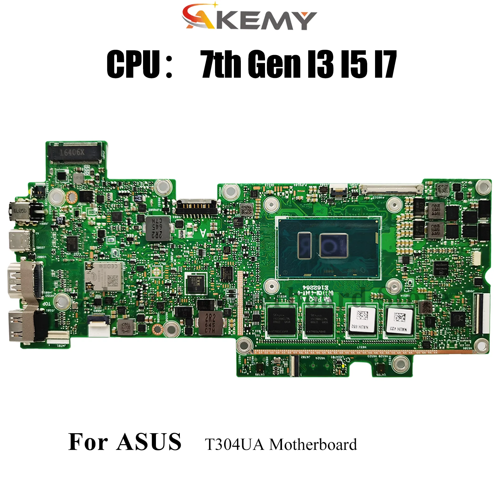 

T304UA Материнская плата для ноутбука ASUS Transformer T304UA T304U Материнская плата для ноутбука с процессором I3 I5 I7 100% тестирование ОК быстрая доставка stk