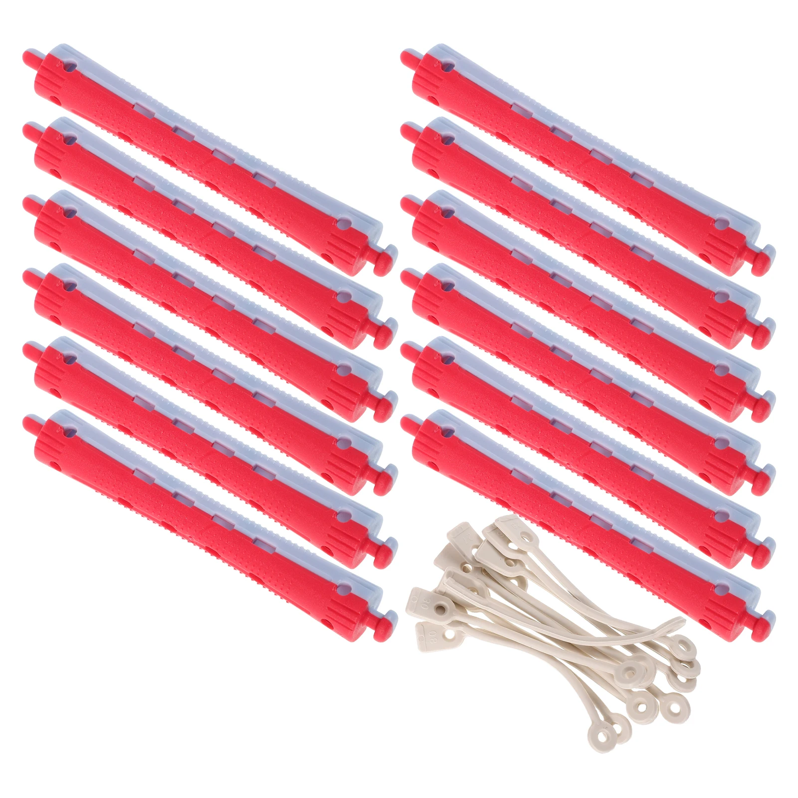 

12Pcs Hair Perm Rods Plastic Curling Rollers Perming Tools Cold Wave Styling Accessories
