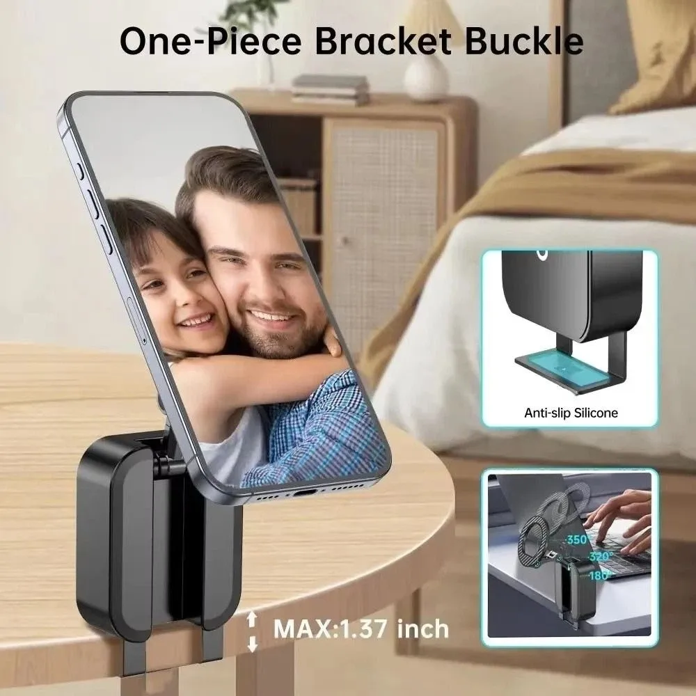 Foldable Magnetic Phone Holder Multi-Angle Rotatable Phone Stand Adjustable-Angle 360° Rotation Foldable Phone Stand