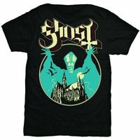 Official Ghost BC T Shirt Opus Eponymous Black Classic Rock Metal Band Mens Tee