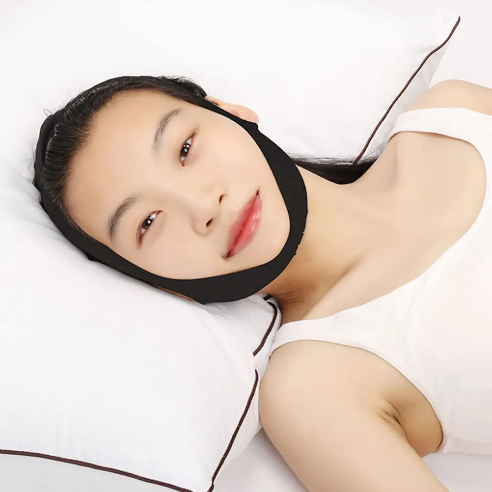 

2Pcs Anti Elastic Design Breathing Aid Sleep Care Elastic Design Strap Snoring Strap Snoring Device