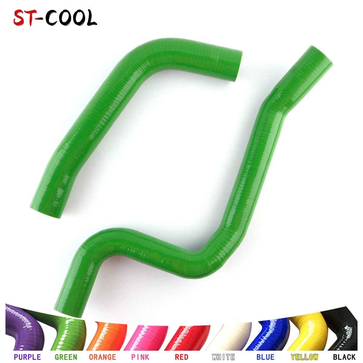 For Chevrolet Camaro 5.7L V8 / Pontiac Firebird 5.3L & 5.7L 1967 1968 1969 Radiator Hoses Kit Silicone Tubes 2Pcs 10 Colors