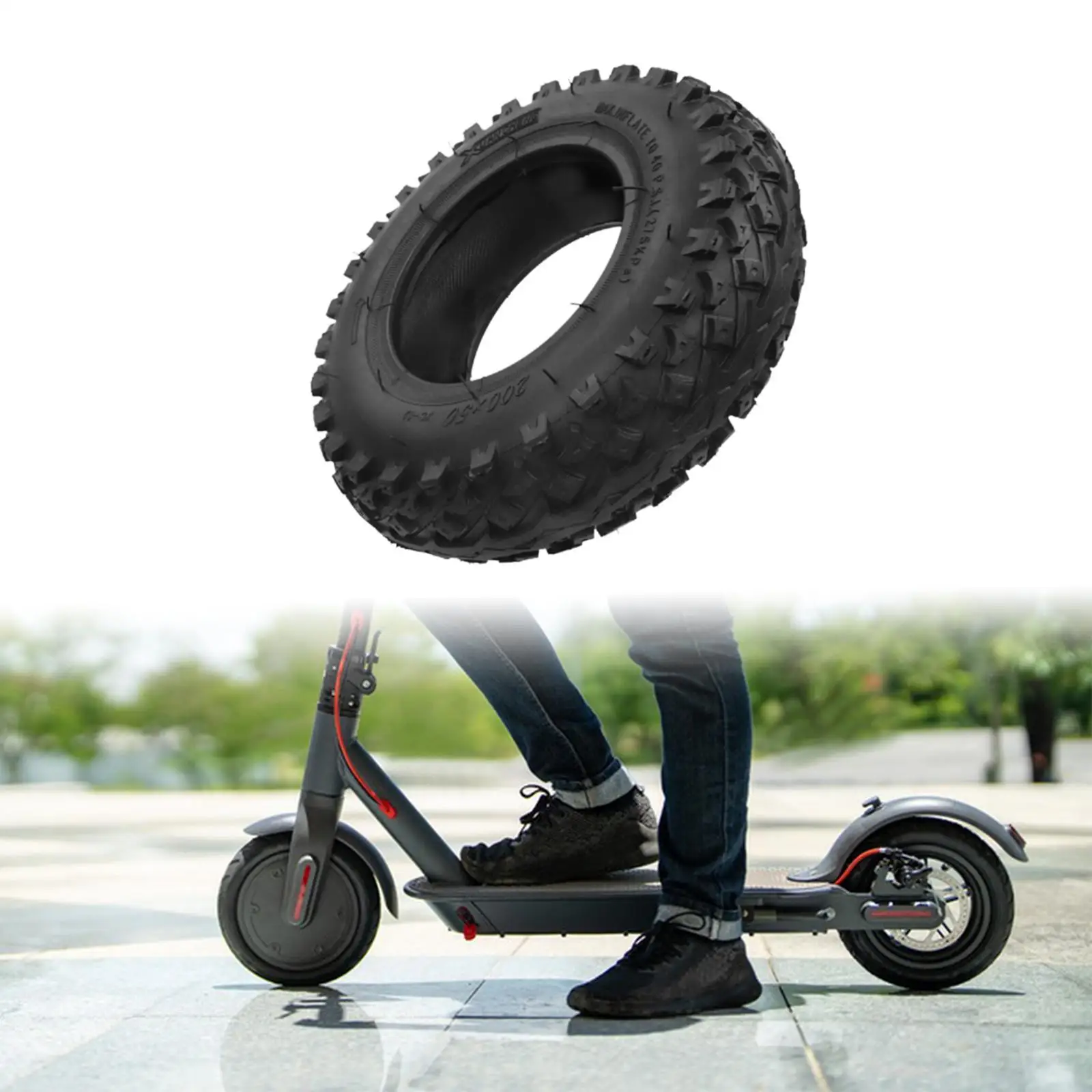 Electric Scooter Tire Wear Resistant Premium Scooter Accessories Replacement