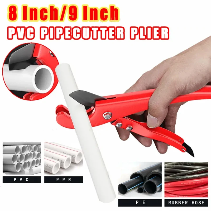 

Plastic Pipe Cutter Water Pipe Scissors 32MM PVC PPR PE Hose Pipe Cutter Plumbing Plier multi-functional Cutting Hand Tools
