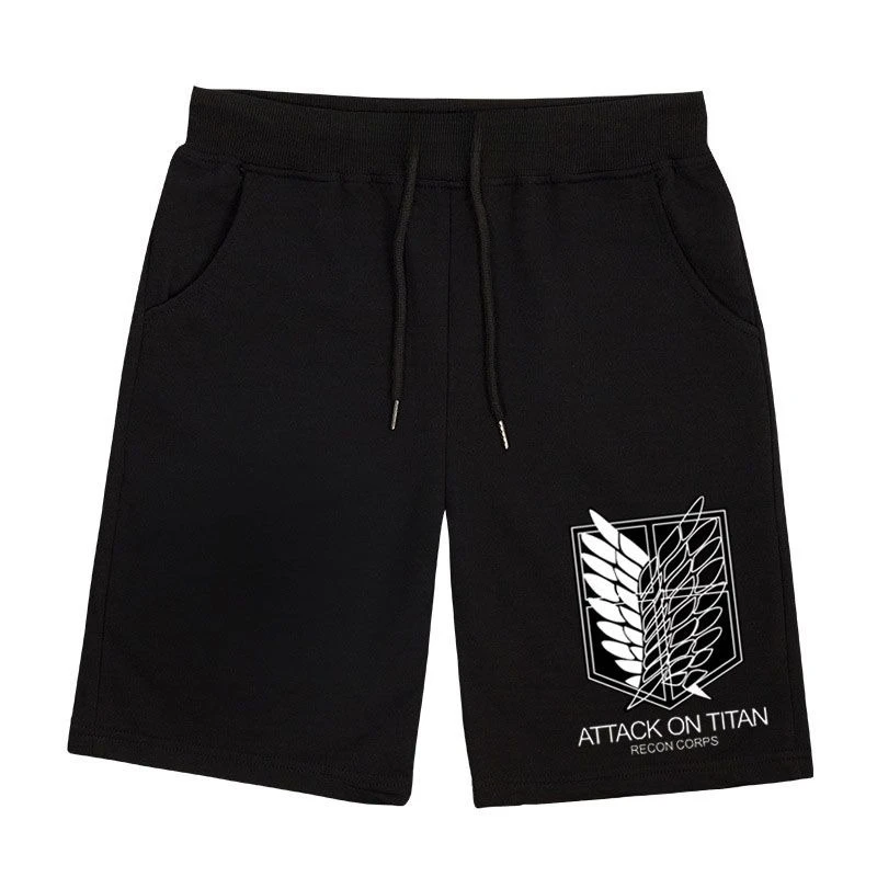 

2025 мужские пляжные шорты Come Titan с аниме-принтом, быстросохнущие спортивные шорты для фитнеса, женские хлопковые повседневные укороченные брюки в стиле хип-хоп