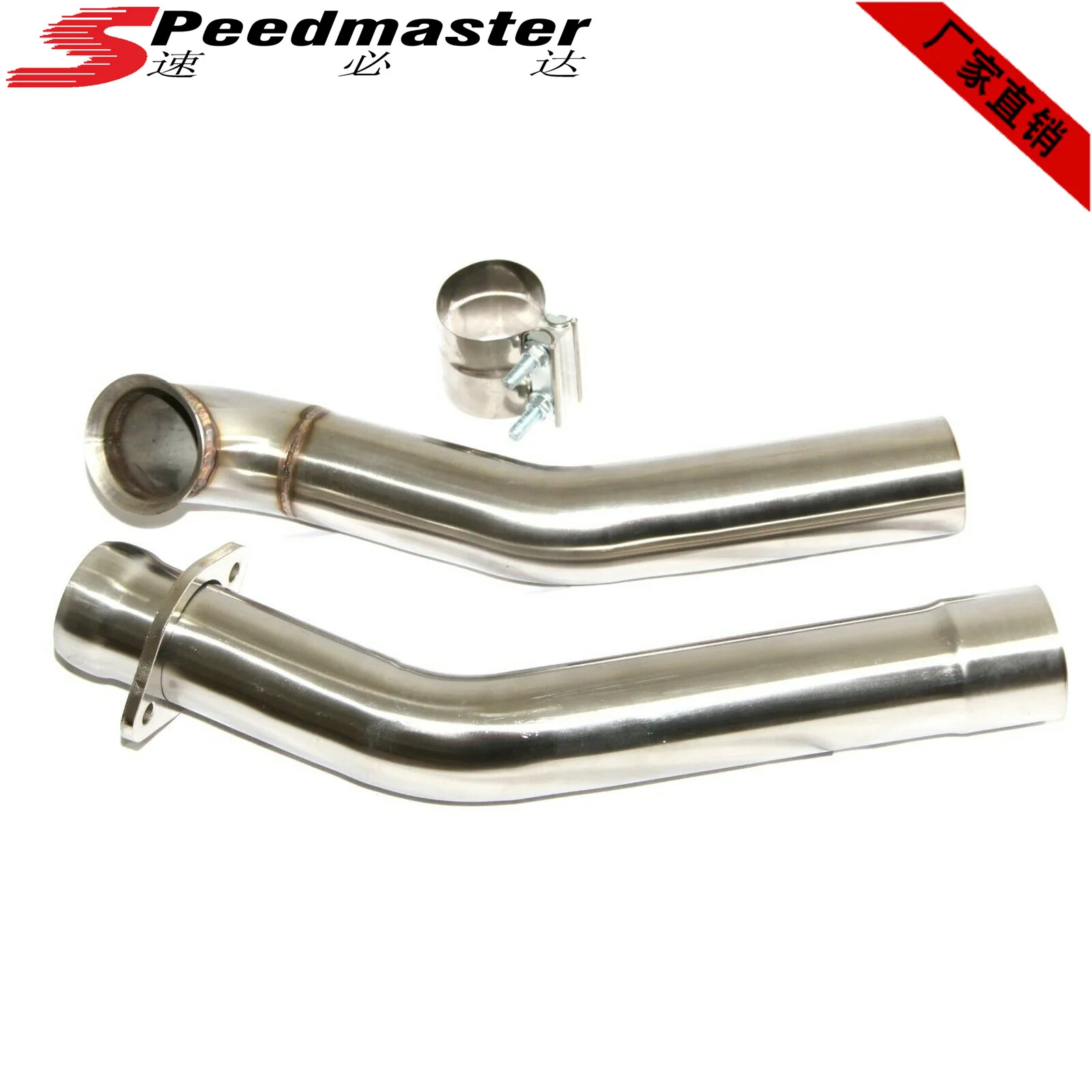 

3-дюймовая выхлопная труба из нержавеющей стали 94-97 Fu и F-250 F-350 F250 F350 7,3 л