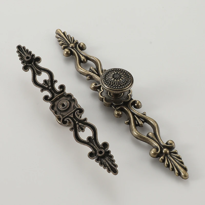 

Круглая декоративная ручка, античная бронзовая ручка шкафа для мебельного туалетного столика и шкафов, изготовлен из металлического материала