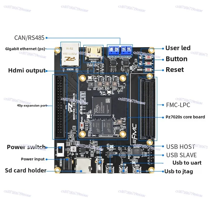 FPGA XILINX Development Board ZYNQ Development Board ZYNQ7000 7010 7020 FMC ADC