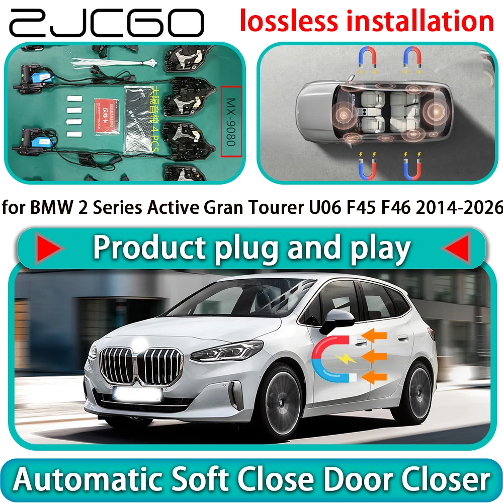 

for BMW 2 Series Active Gran Tourer U06 F45 F46 2014-2026 Auto Soft Close Door Kit Power Latch Door Catch Soft Closing Assist