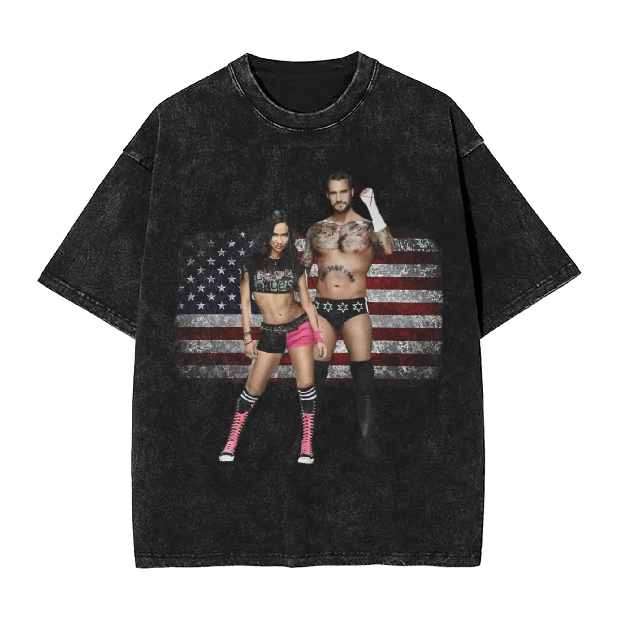 

Мужские футболки Aj Lee, винтажные футболки с короткими рукавами и круглым воротником, футболка из чистого хлопка, одежда больших размеров