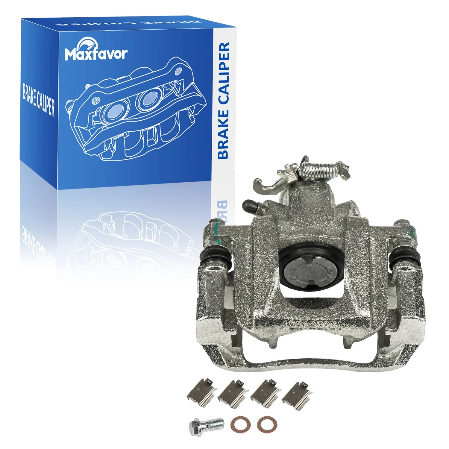 Maxfavor Rear Left Disc Brake Caliper Assembly Replaces for 18B5081, Compatible with 2012 Ram C/V, for 2008-2012 Dodge Grand Caravan, for 2008-2012 Chrysler Town & Country, for 2009-2012 Volkswagen Routan