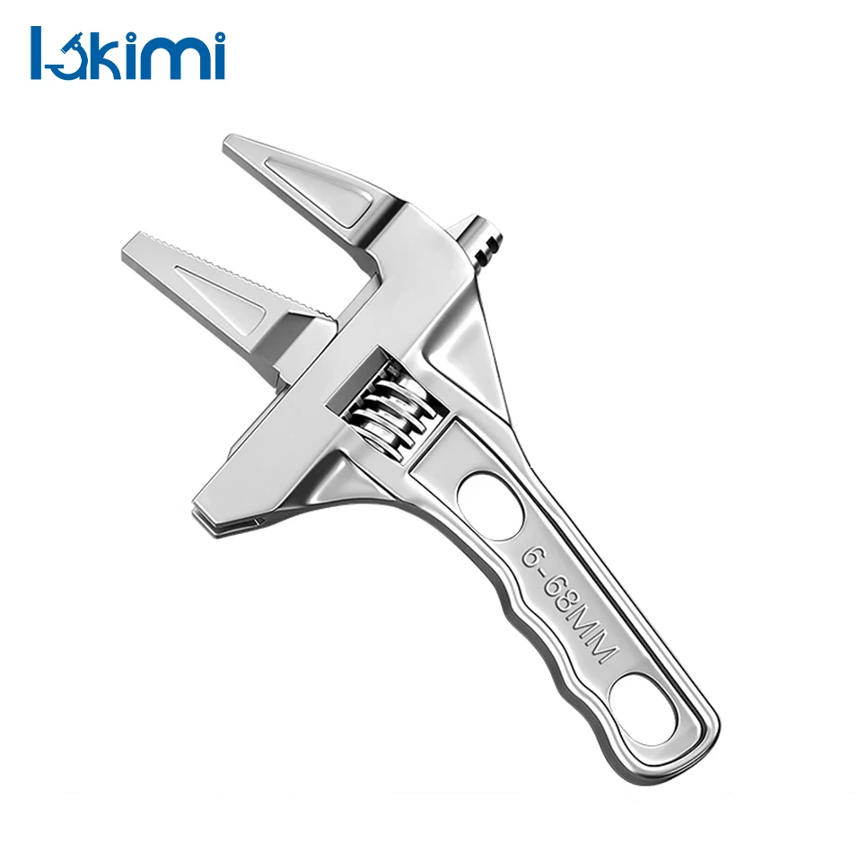 

Large Opening Multi-Functional Wrench Tool for Bathroom - Short Handle, Maintenance Board Hand Sewer Pipe Pliers LK-AA26