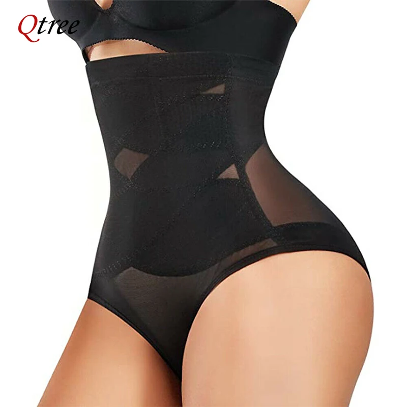 

Qtree Cross Compression Abs Shaping Pants Postpartum Abdomen Garment Tummy Tuck High Waist Control Butt Lifter for Women Slim