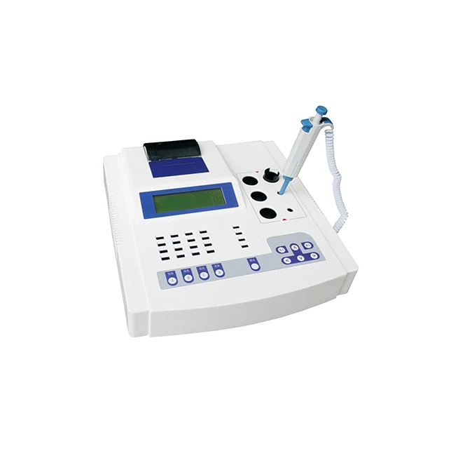 محلل التخثر شبه الآلي 3 قنوات تخثر شبه تلقائي للمختبر