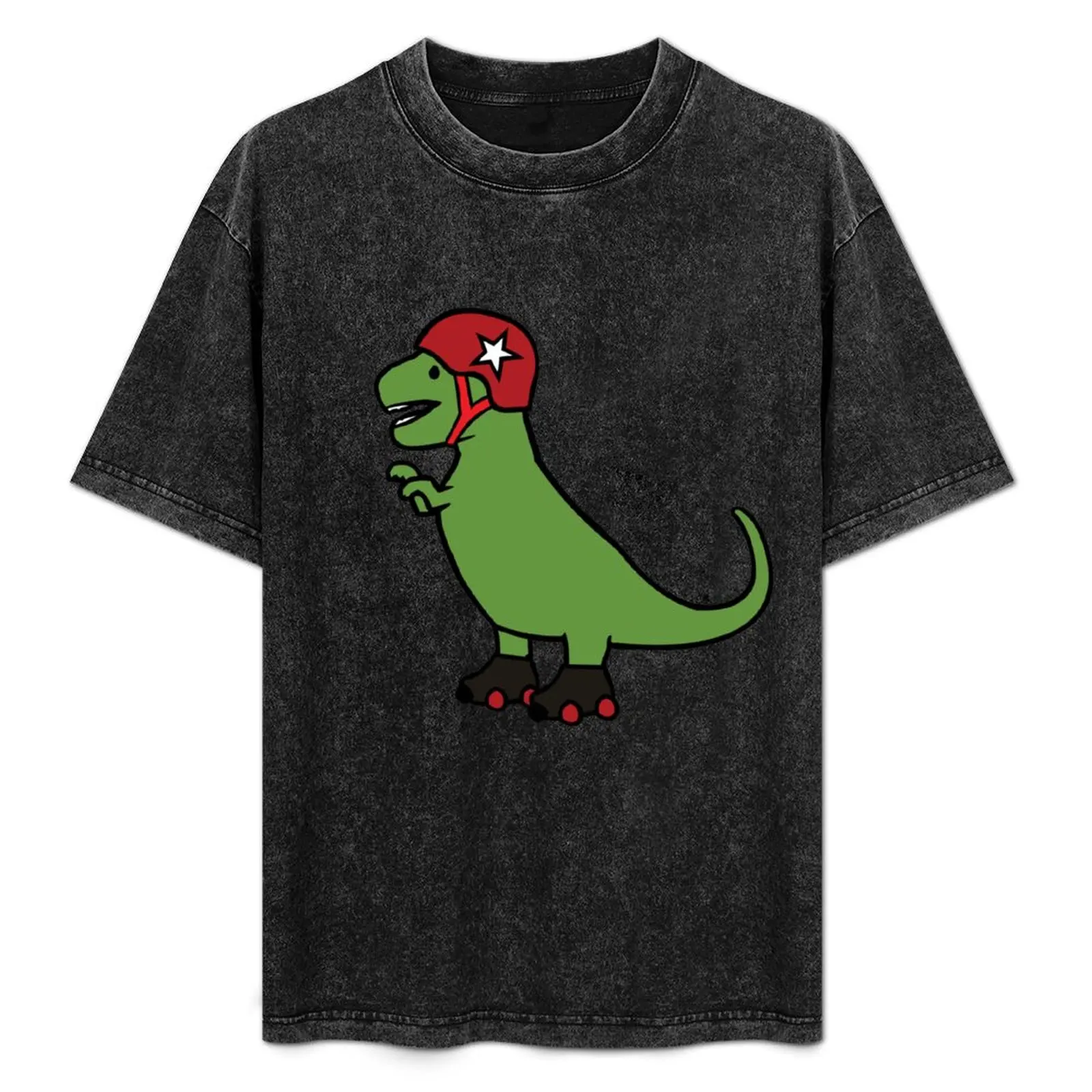 Camiseta Roller Derby T-Rex, camiseta informal de moda de verano