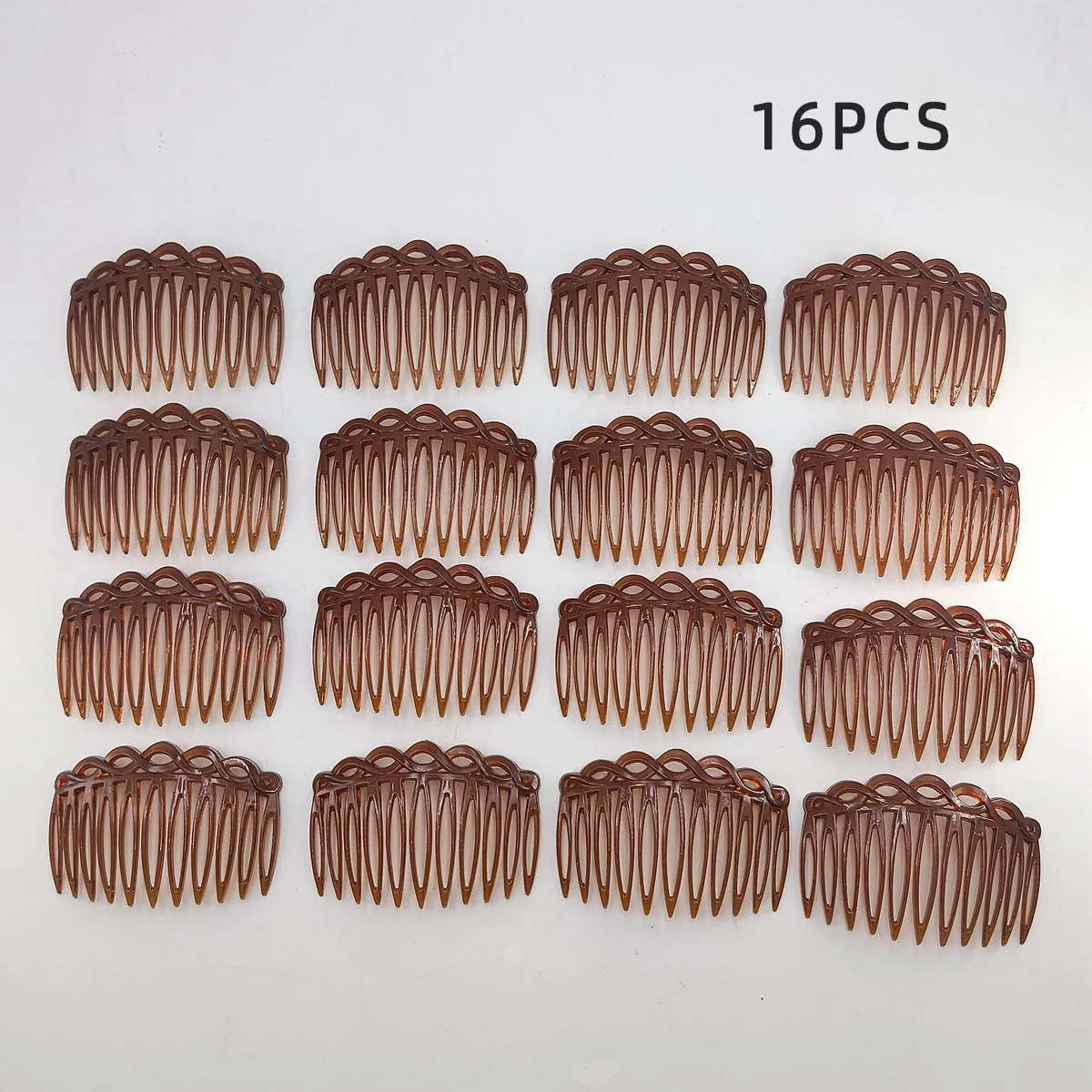 2/16 Stück französischer gedrehter Haarkamm mit 11 Zähnen – einfaches und stilvolles Haar-Accessoire für Frauen und Mädchen – Detail 8
