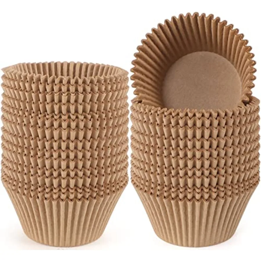Jumbo Cupcake Liners Muffin Baking Cups 300-Count, No Smell, Food Grade, Upgraded Grease-Proof Paper
