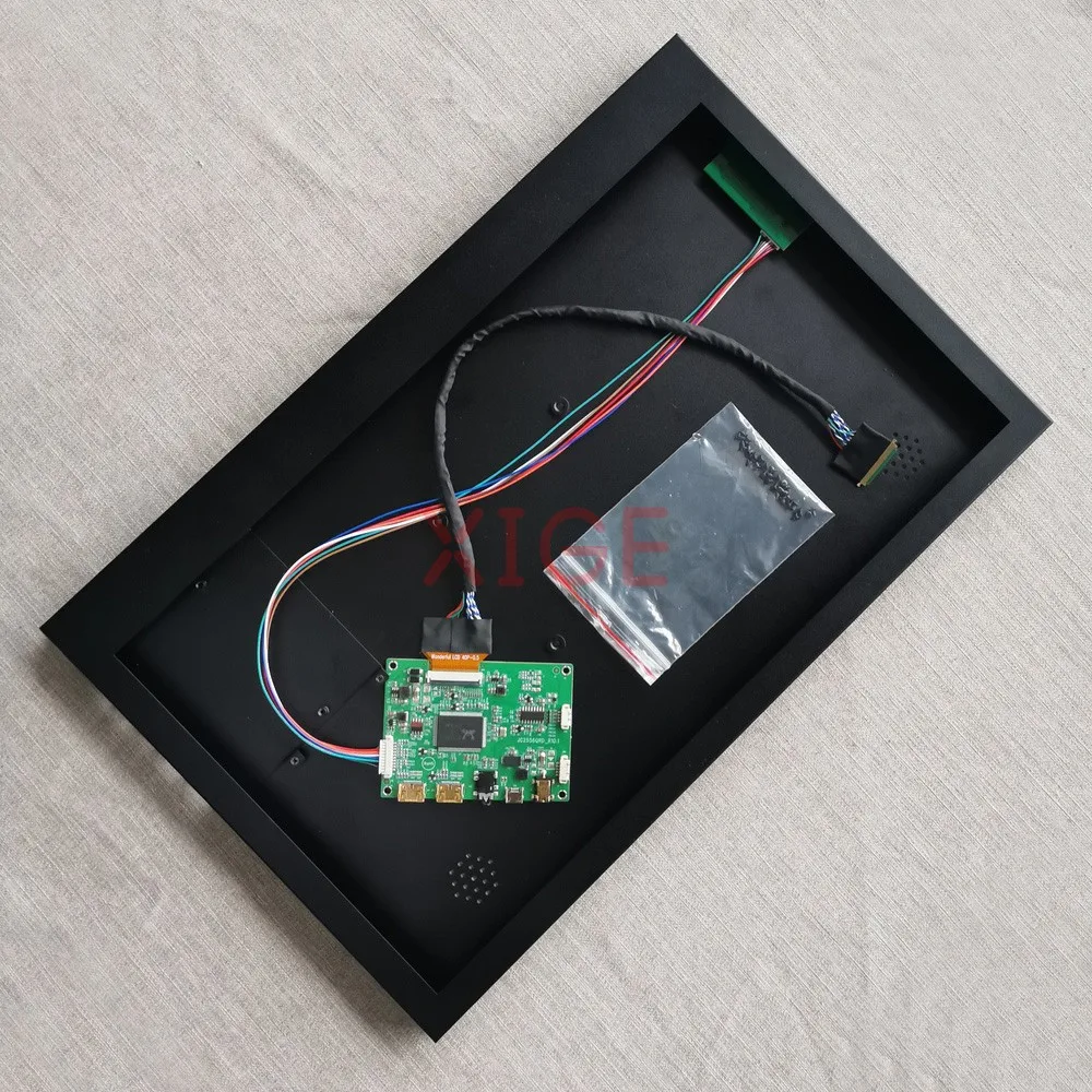

Fit LP133WH2 LVDS 40 Pin Controller Driver Board+Metal Case Micro USB 1366*768 13.3" DIY Kit 2 Mini-HDMI Portable Refit Display