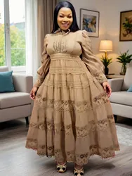 New African Dresses For Women Vetement Femme Dashiki Lace Africa Maxi Dress African Clothes Dashiki Ankara Dresses Ladies 2025