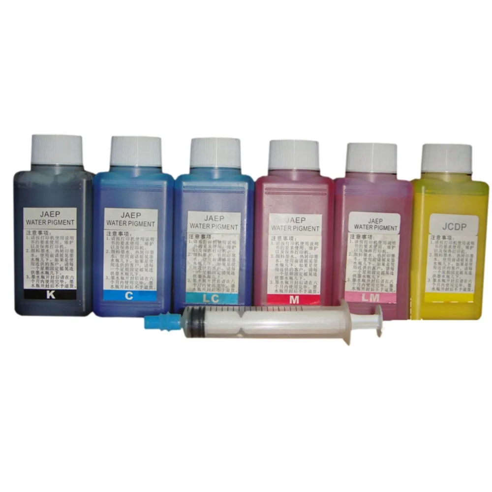 Water Pigment Ink For Blank Hydrographic Film 100ML X6 Color