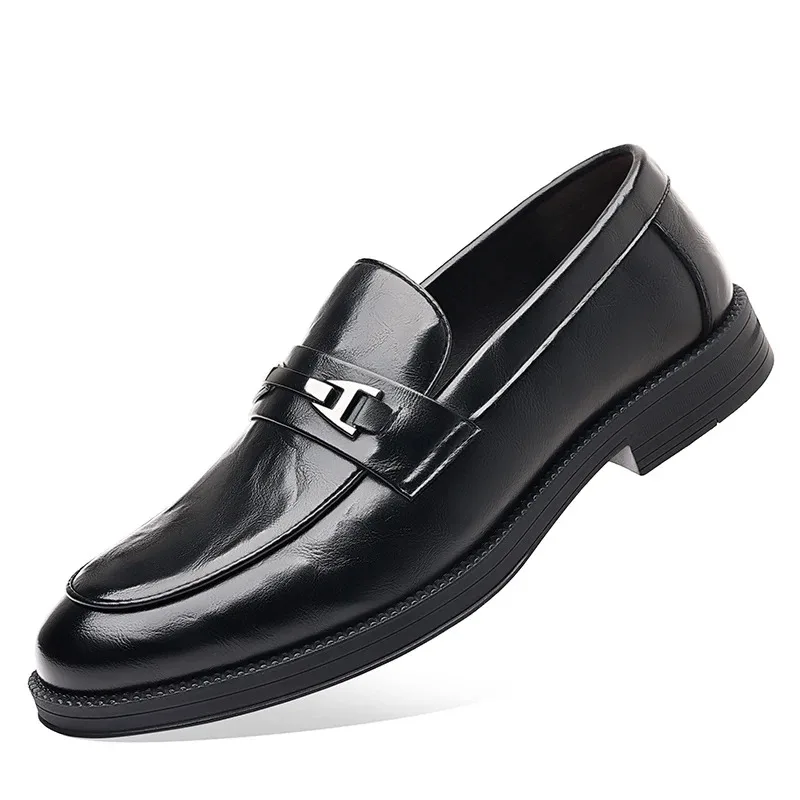 Men Shoes Leather Business Loafers High Quality Leather Shoes for Men Gentleman Outdoor Office Shoes Man