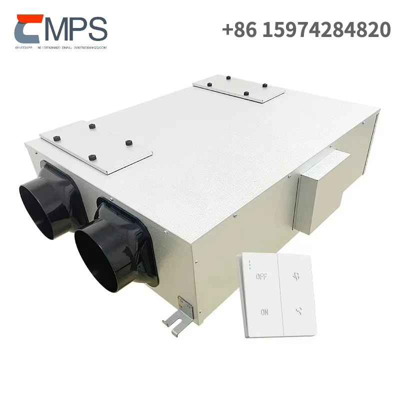 Home Fresh Air Ventilation System Air Recuperator Heat Recovery Ventilation Unit Energy Recovery Ventilator
