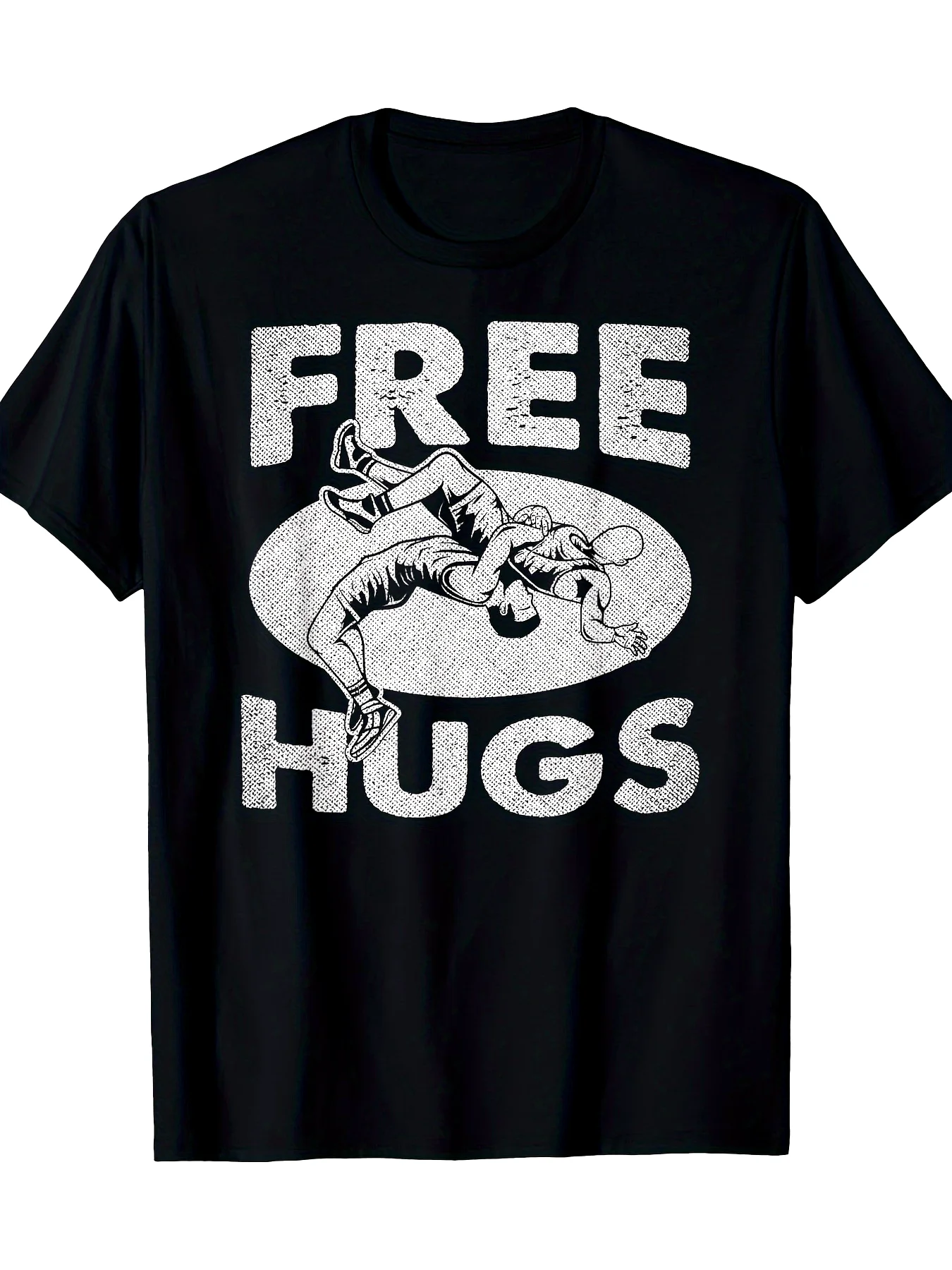 

Wrestling Shirt - Funny Free Hug Wrestling T-shirt, Men's T-shirt, 220g