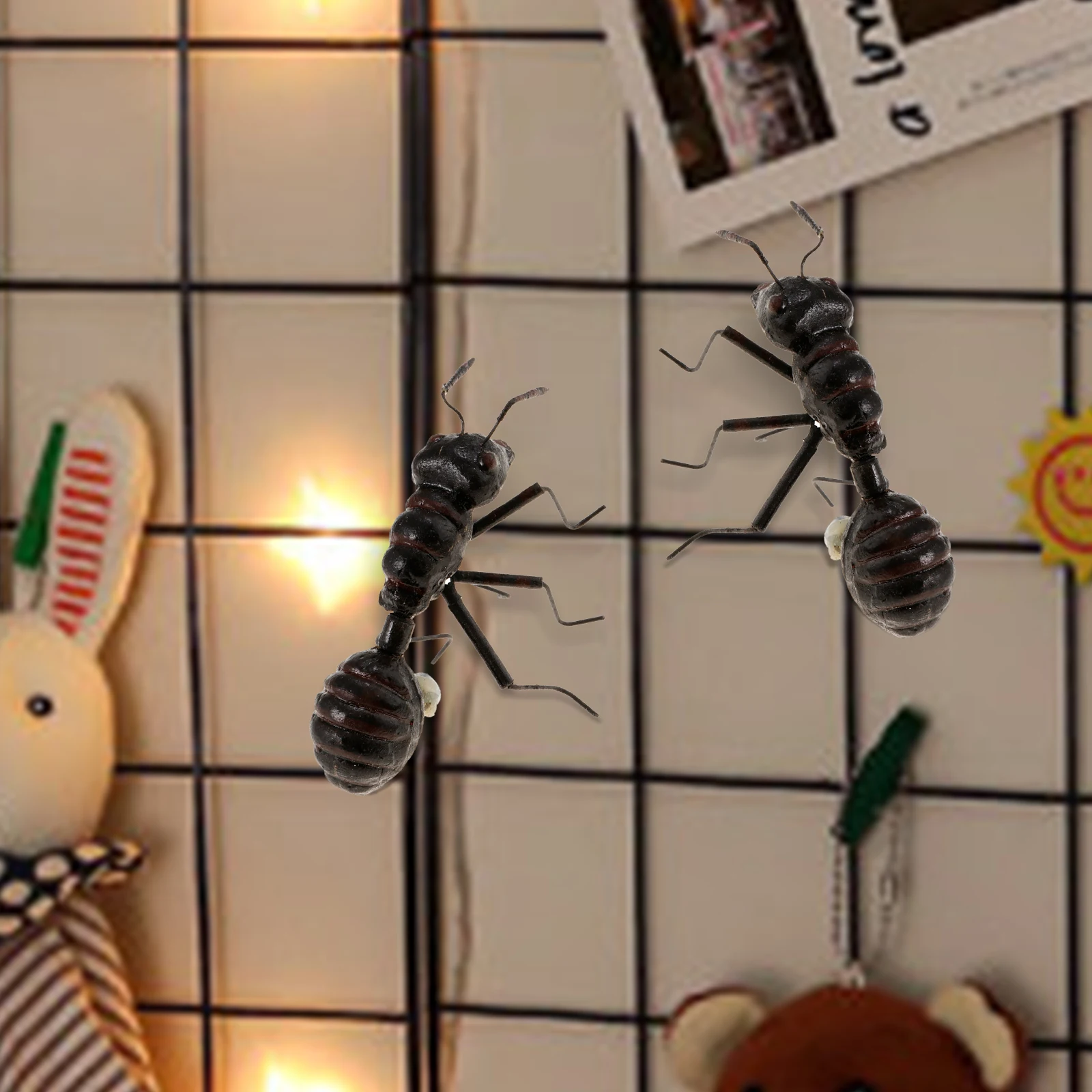 3/5/10Pcs Simulation Ants Garden Decoration Lifelike Model Insect Toy Nursery Teaching Aids Home Decors Fridge Magnet