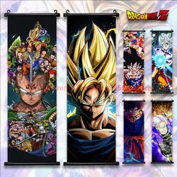 Printed Poster Anime Wall Dragon Ball Artwork Goku Pictures Bejīta Painting Canvas Super Saiyan Hanging Scrolls Home Room  Decor
