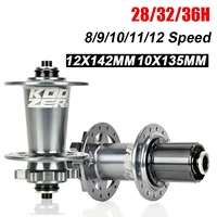 Koozer XM490 pro bujes traseros de bicicleta MTB 28/32/36 agujeros K7 Cube 5x135 12x142 QR THRU eje ruido para 8 9 10 11 12 velocidades HG