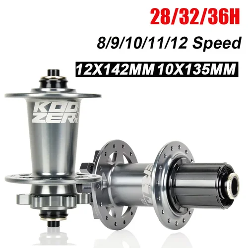 Koozer XM490 pro bujes traseros de bicicleta MTB 28/32/36 agujeros K7 Cube 5x135 12x142 QR THRU eje ruido para 8 9 10 11 12 velocidades HG